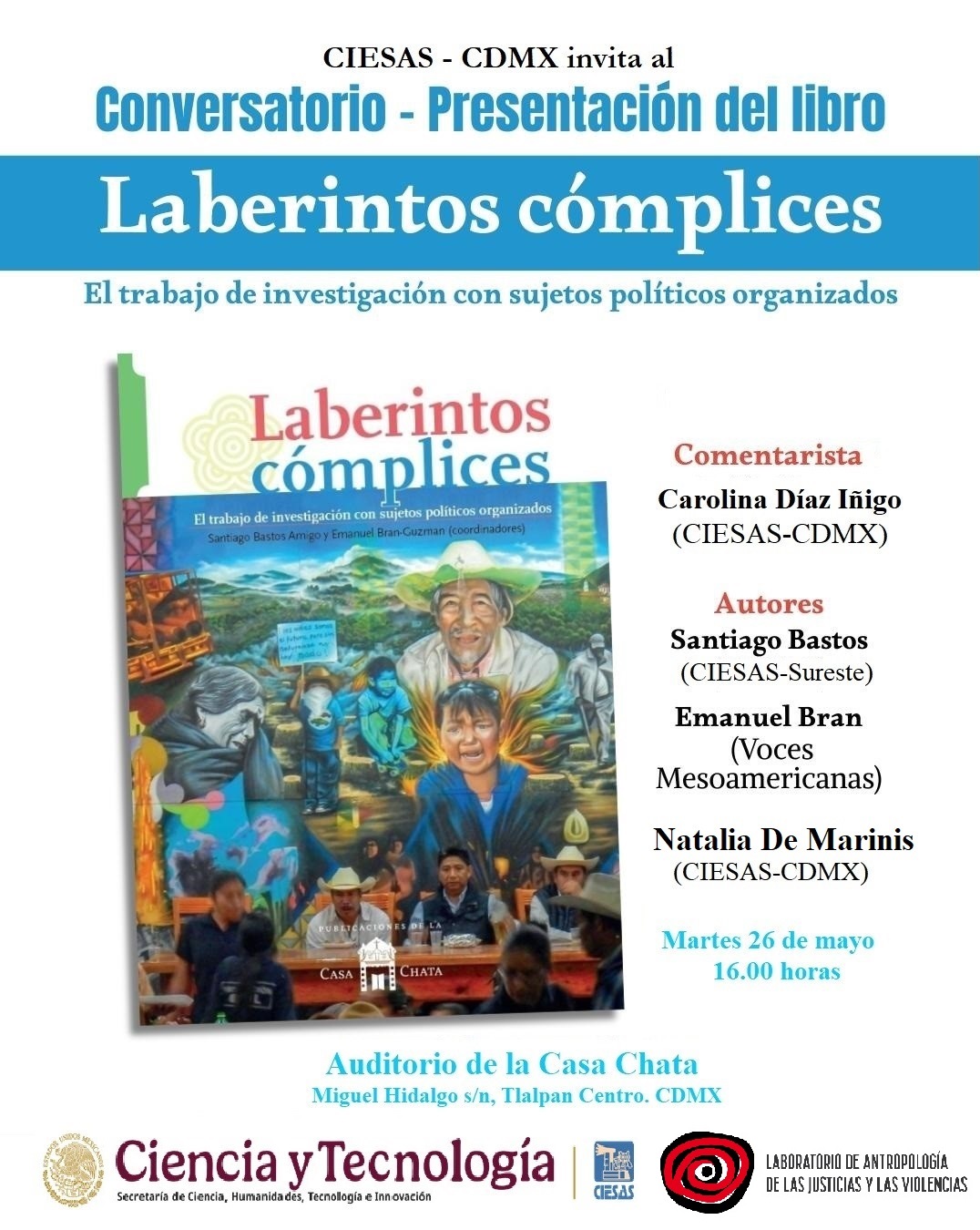 Presentación editorial.  Laberintos cómplices: el trabajo de investigación con sujetos políticos organizados.