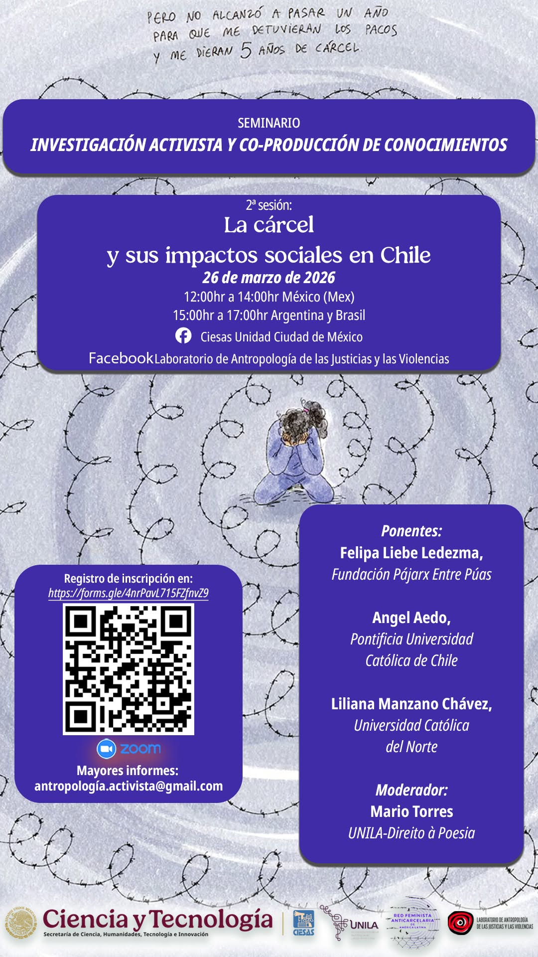 2ª Sesión: La cárcel y sus impactos sociales en Chile.