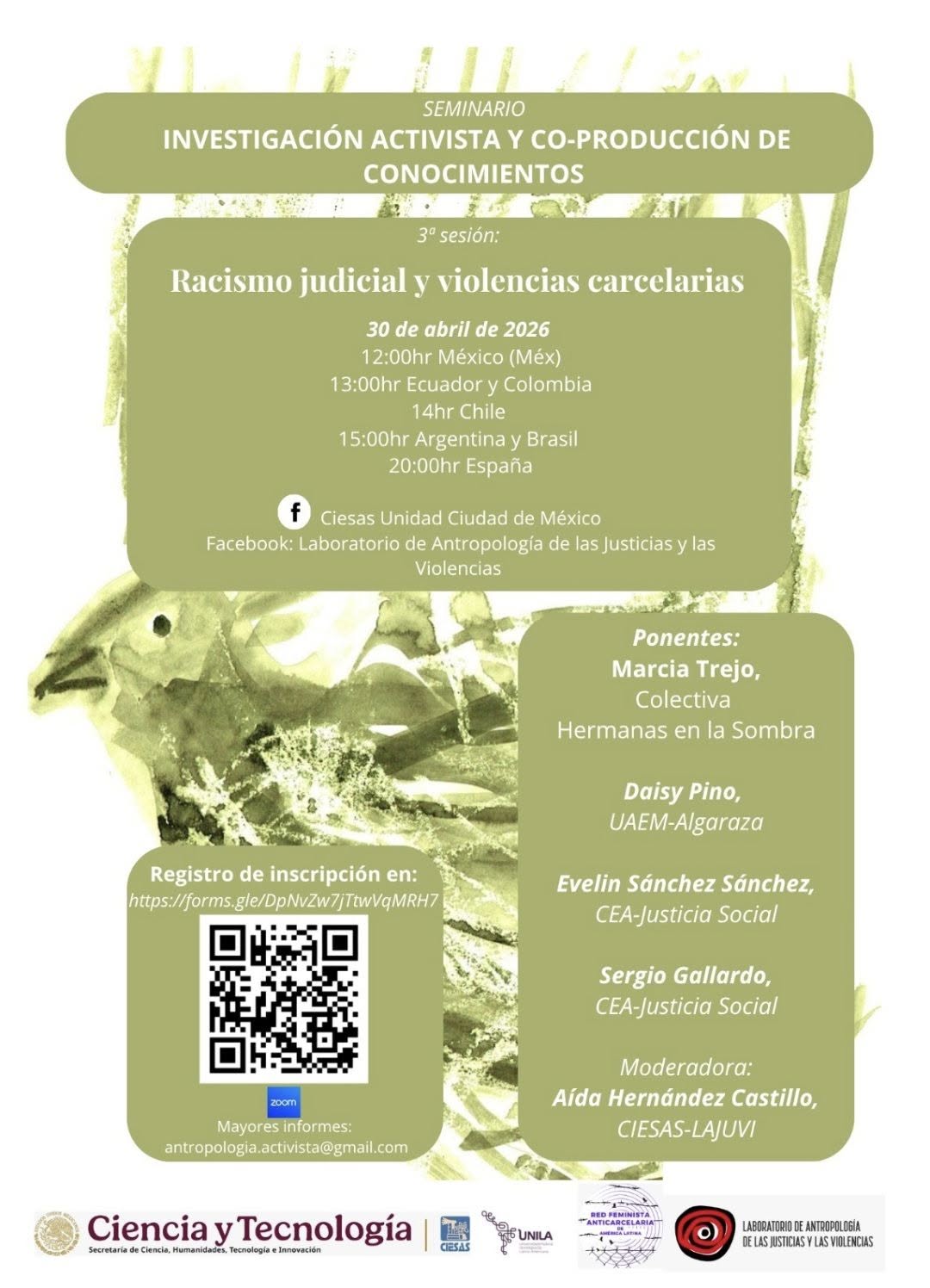 3ª Sesión: Racismo judicial y violencias carcelarias.