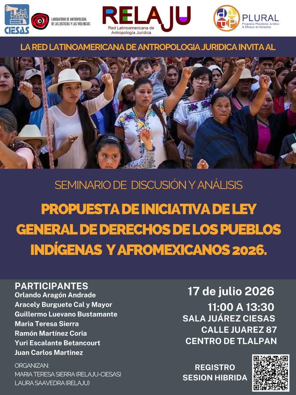 Propuesta de iniciativa de ley general de derechos de los pueblos indígenas y afromexicanos 2026.